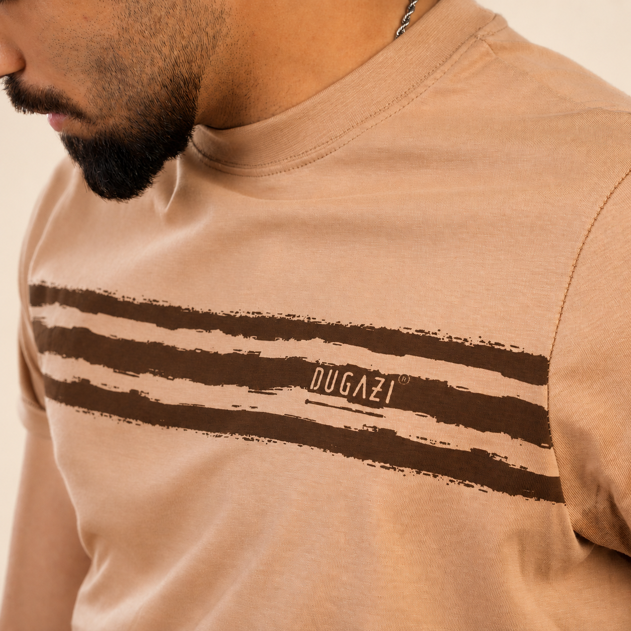 The Chest Stamp Tee — Cinnamon