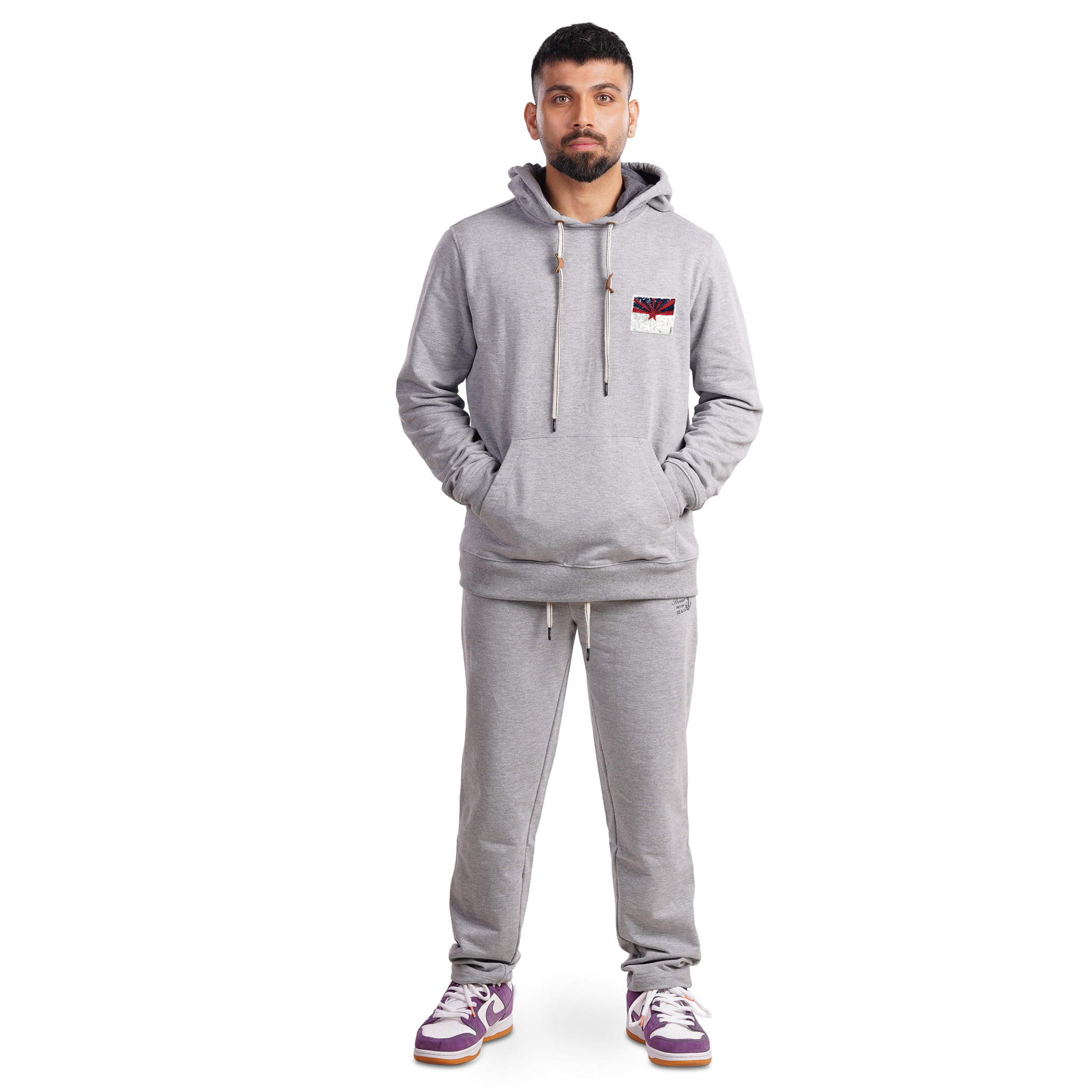 DZ FLEECE KNIT with Leather Accent Set