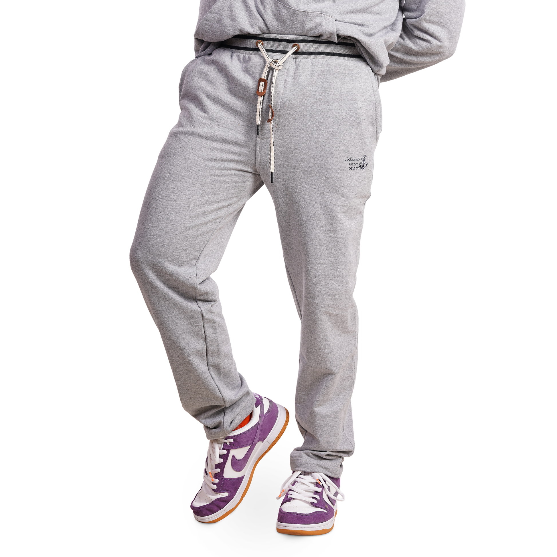 DUGAZI Grey Melange Jogger Men's Lifestyle Shot