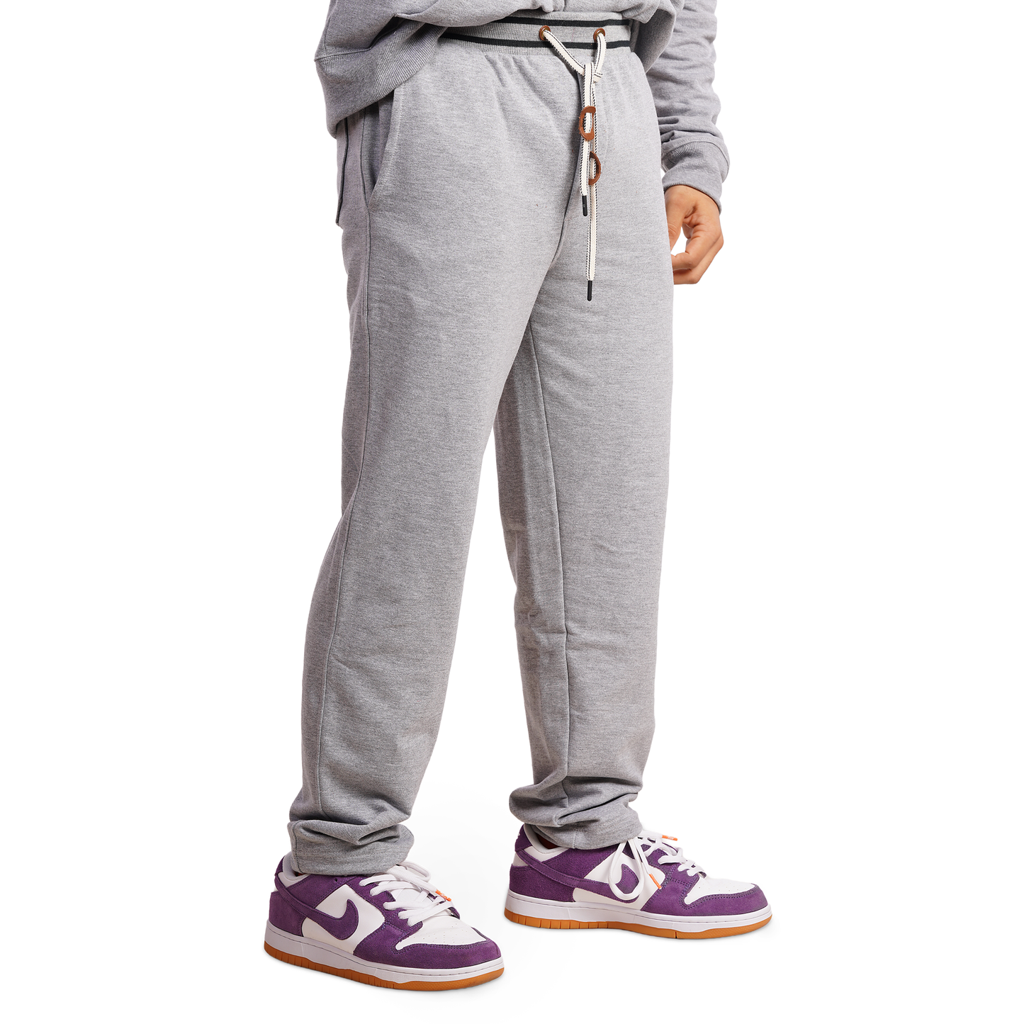 DUGAZI Grey Melange Heavyweight Jogger Casual Wear