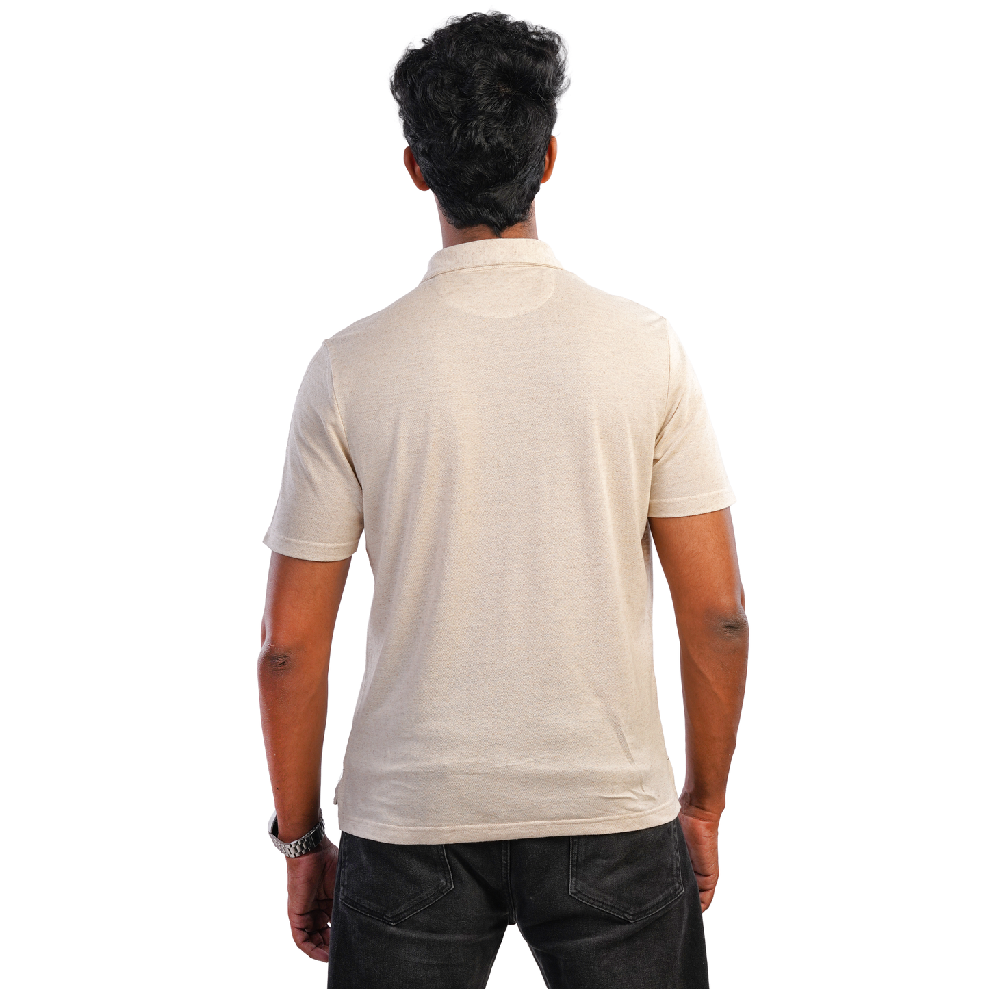 DUGAZI Fawn Linen Polo Smart Casual Lookbook