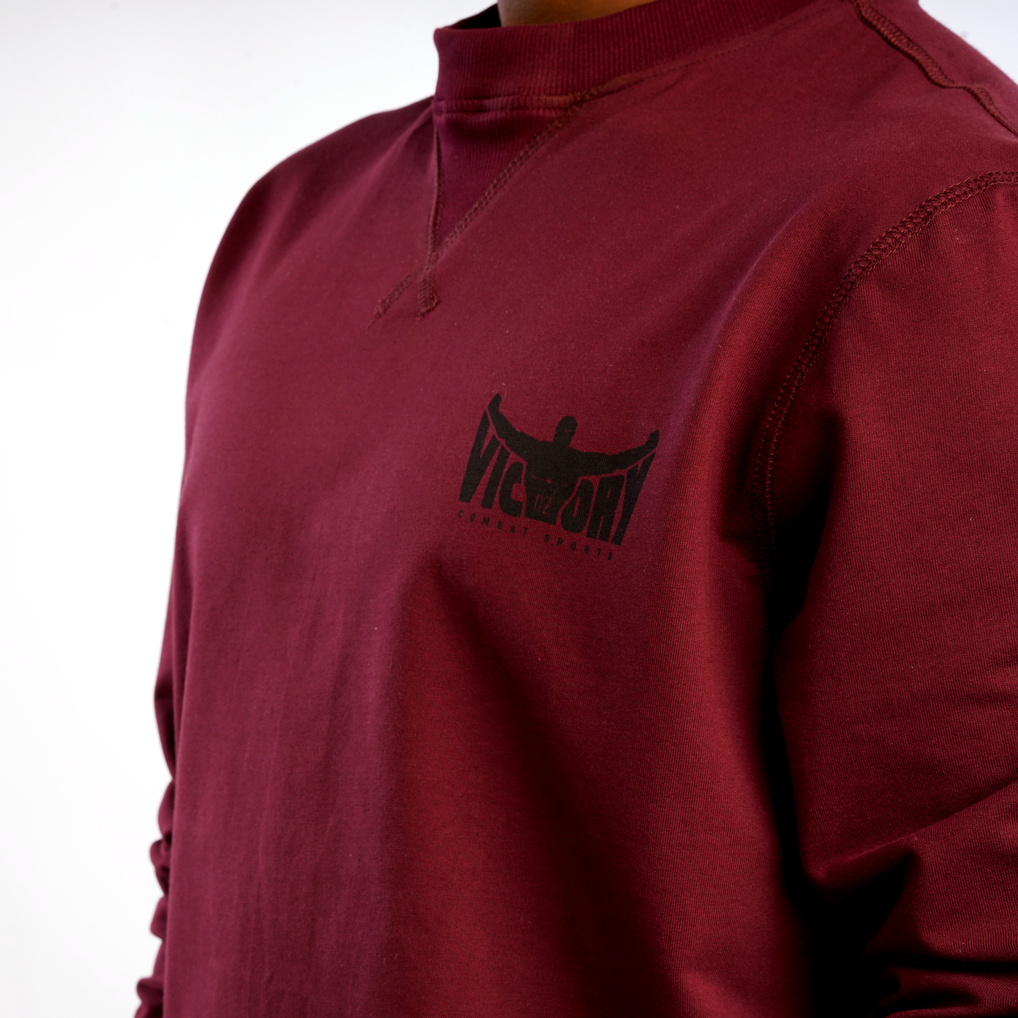 DZ French terry Back Print Long Sleeve Sweatshirt