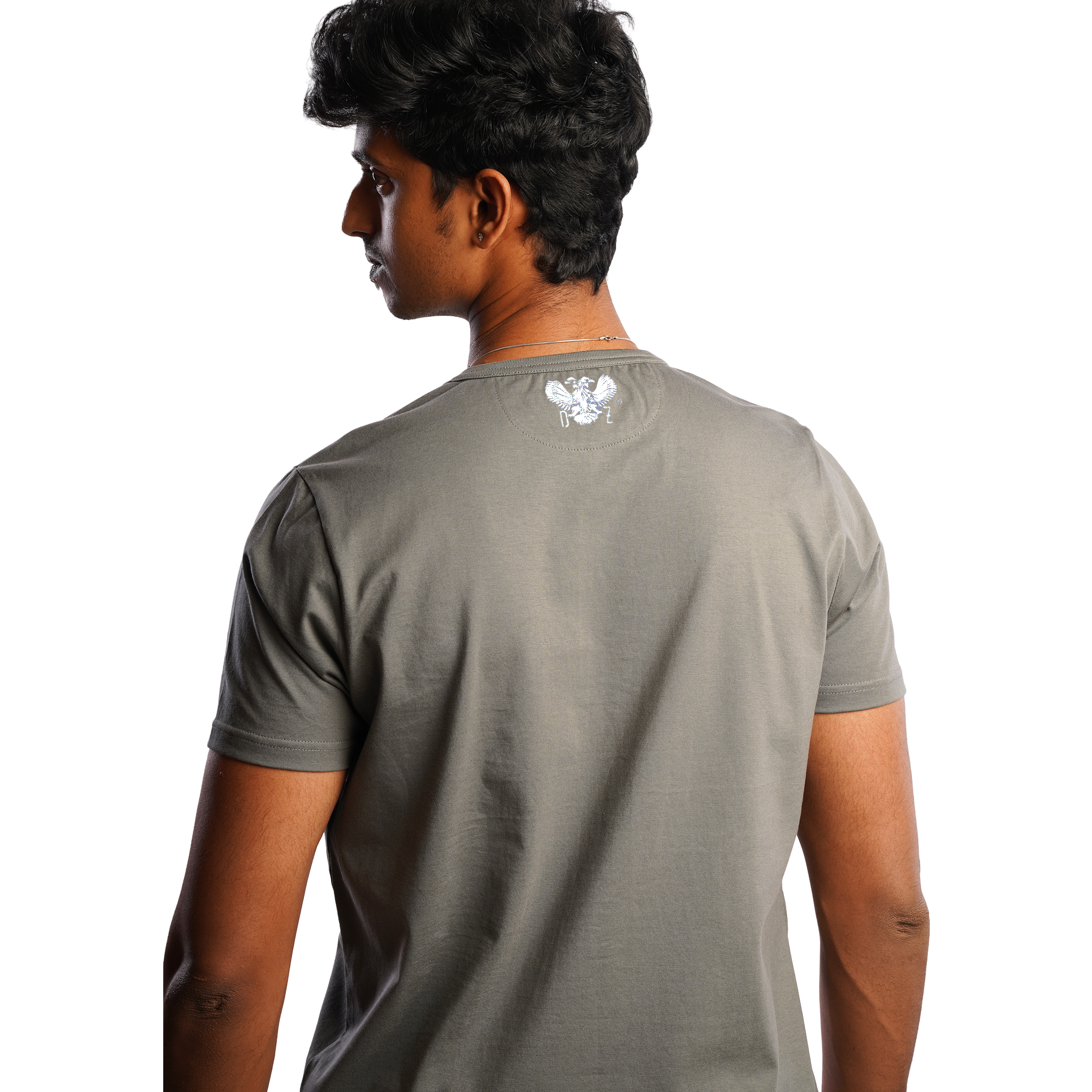 DZ Cotton Crew Neck Short Sleeve Pocket T-Shirt