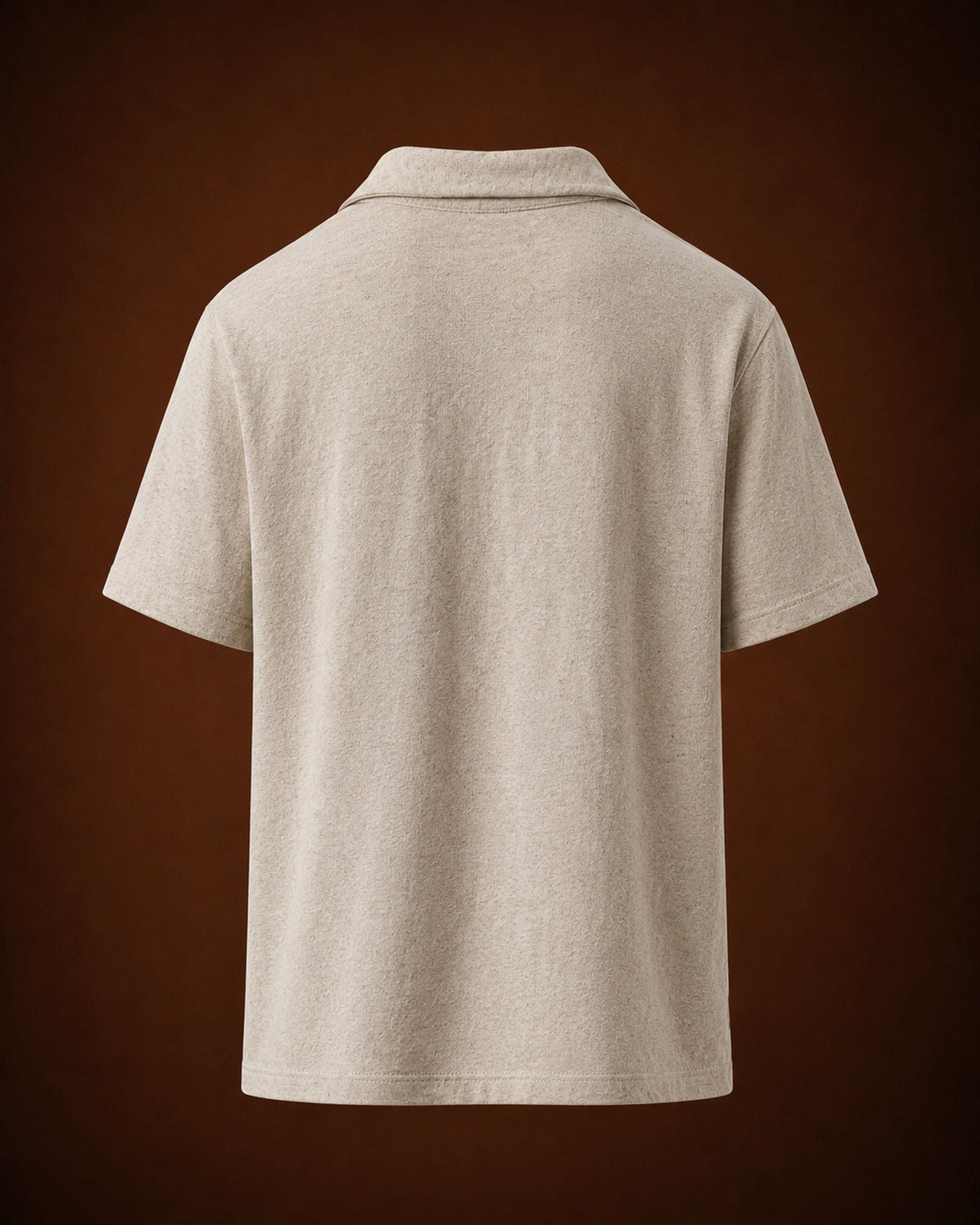 The Linen Club Polo — Fawn