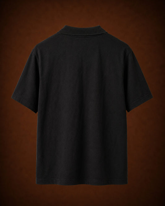 The Crest Polo — Black
