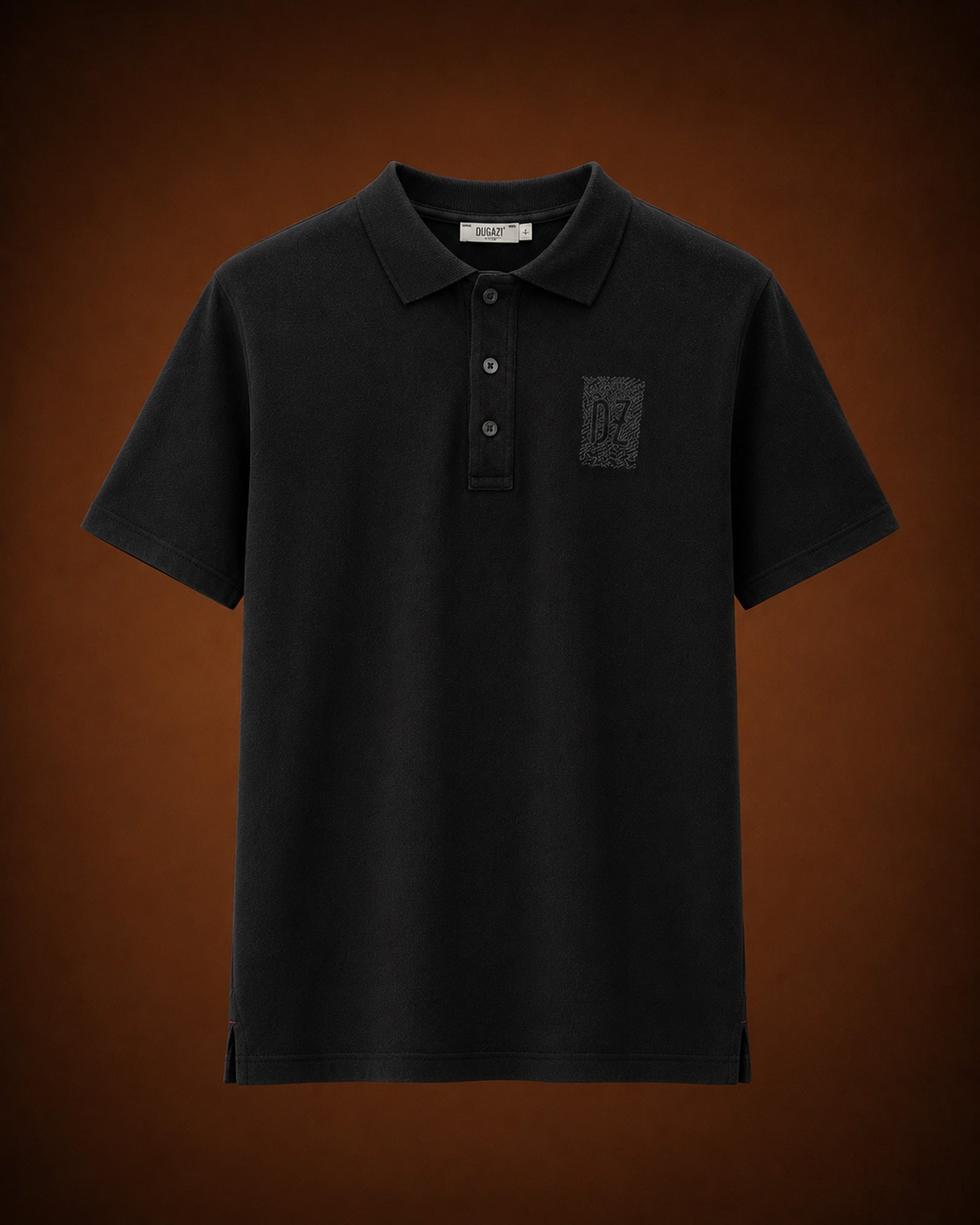 The Crest Polo — Black