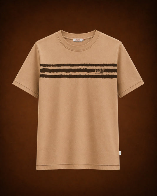 The Chest Stamp Tee — Cinnamon