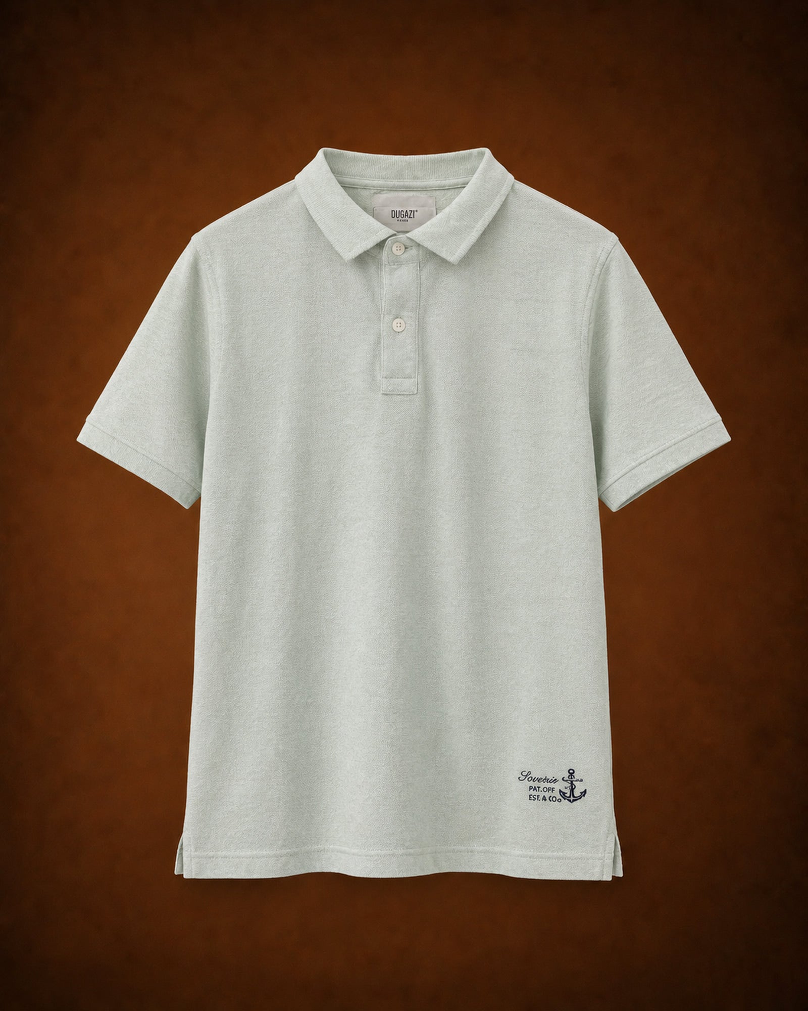 The Linen Club Polo — Sea Green