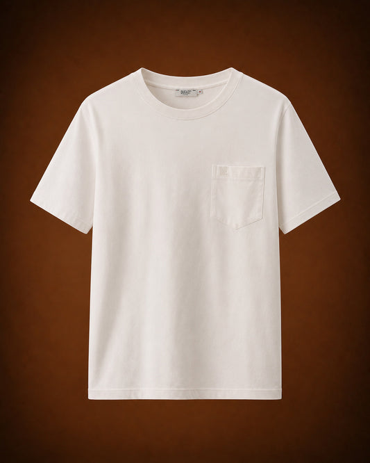 The Side Note Tee — Moon White